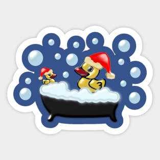 Christmas Duck Sticker